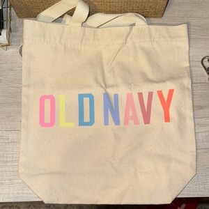 Old Navy Beige Tote Bag